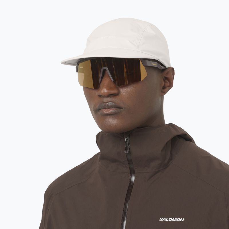 Salomon Bonatti Pro 5 Panel whisper white Kappe mit Schirm 4