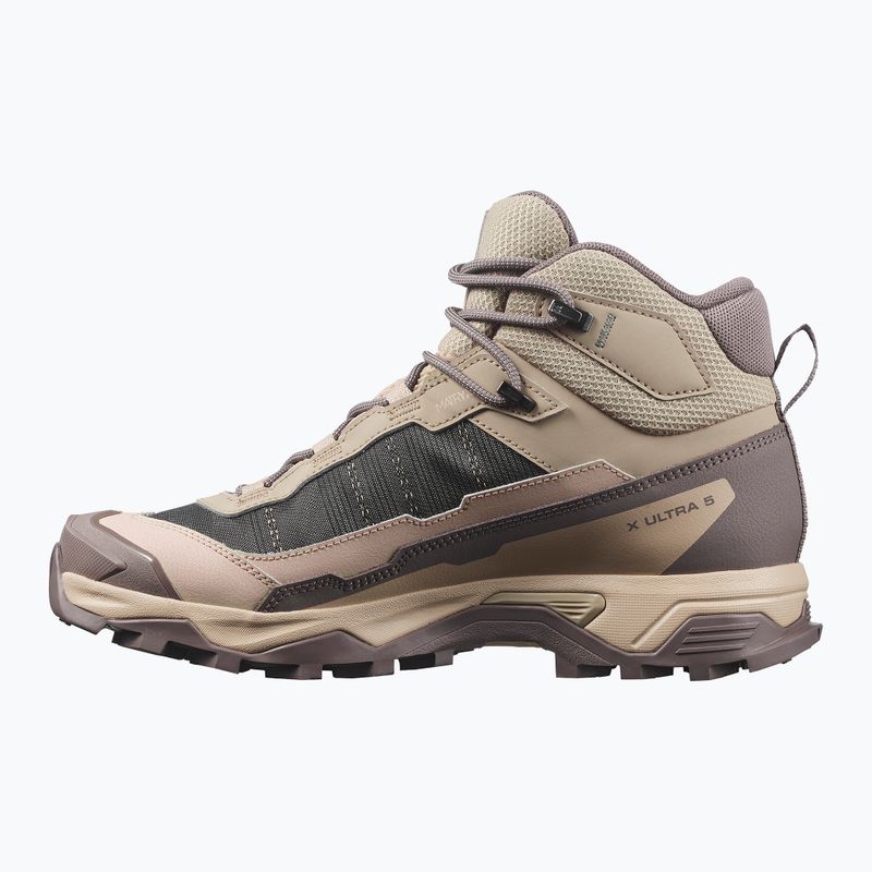 Damen-Trekkingschuhe Salomon X Ultra 5 MID GTX iron/dsrtan/gre 2