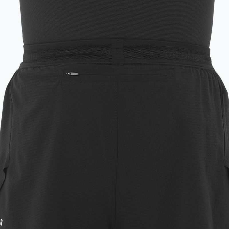 Herren-Laufshorts Salomon Aero SPLT 3" deep black 4