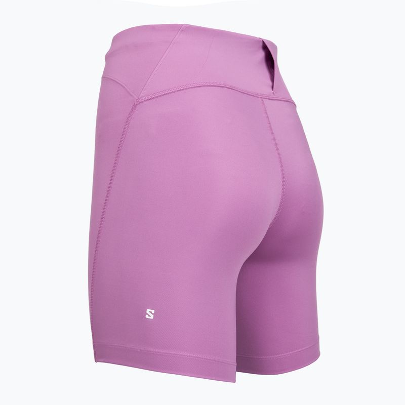 Damen-Laufshorts Salomon Shakeout Core Tight 6" iris orchid 3