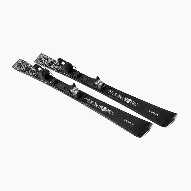 Damen-Alpinski mit Bindung Salomon S/Max N°8 Black + M10 GW black/glitter 3