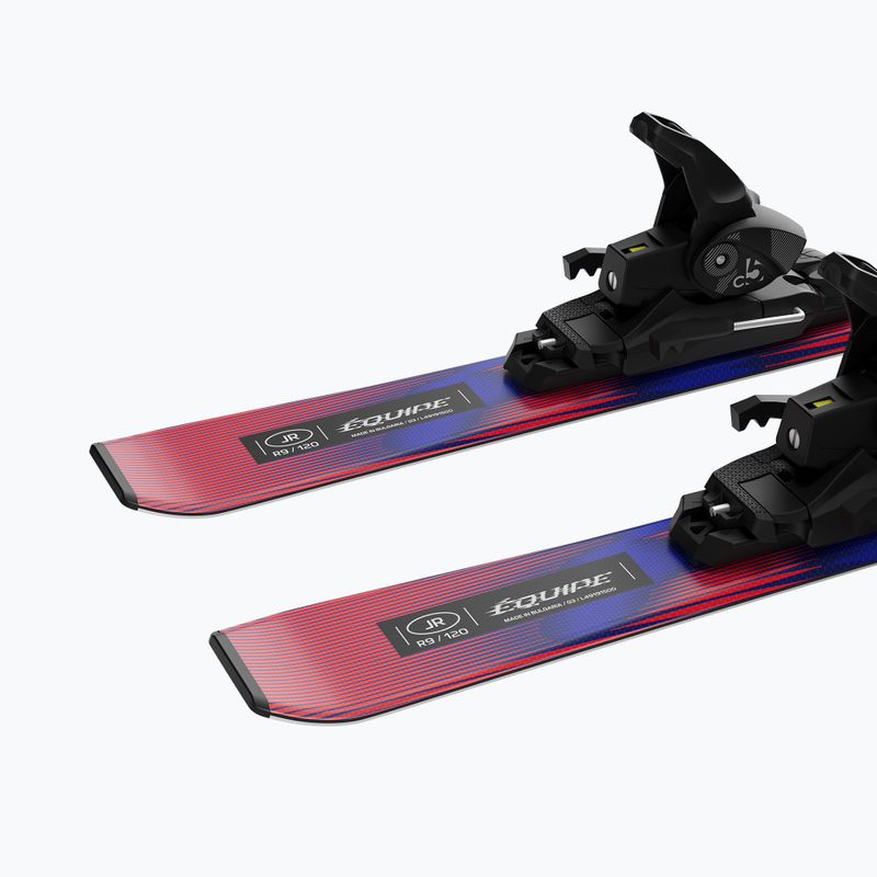 Kinder-Alpinski mit Bindung Salomon Equipe Jr S + C5 GW race blue/equipe red 6