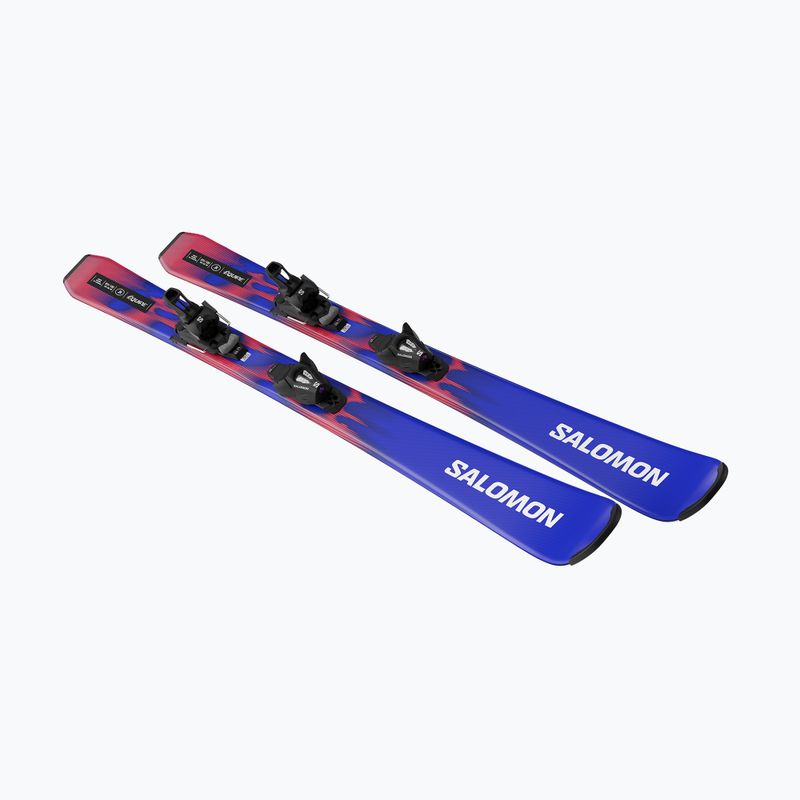 Kinder-Alpinski mit Bindung Salomon Equipe Jr M + C5 GW race blue/equipe red 4
