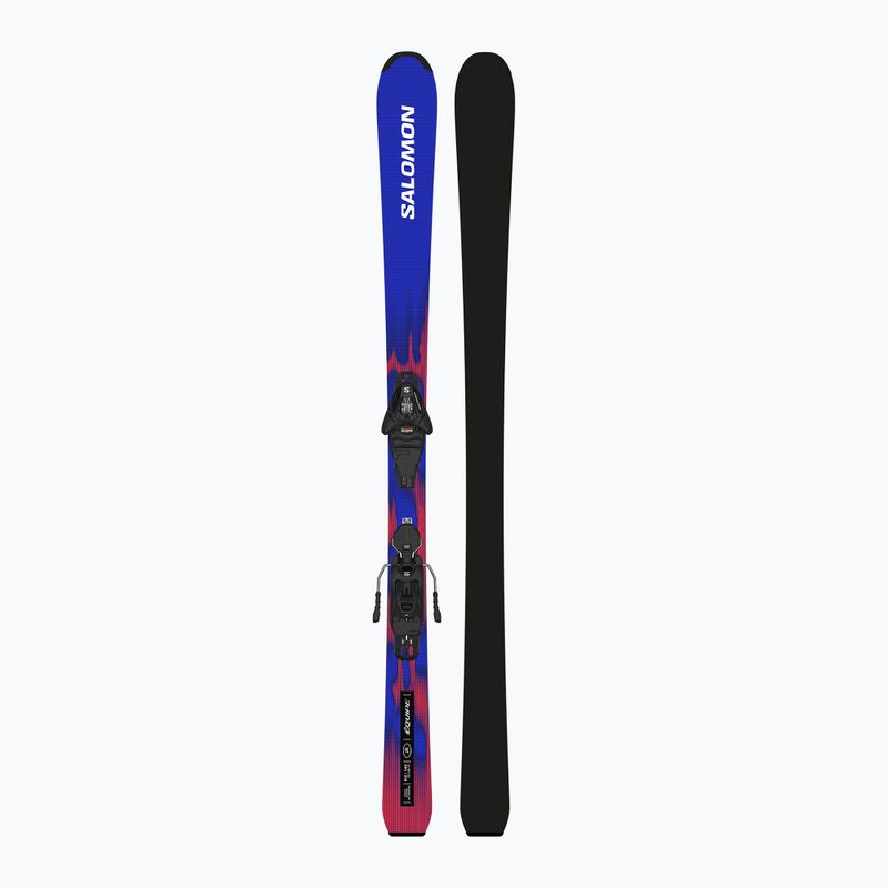 Kinder-Alpinski mit Bindung Salomon Equipe Jr M + L6 GW race blue/equipe red 3