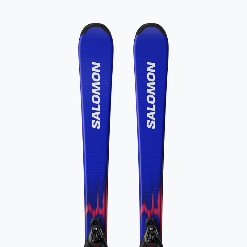 Kinder-Alpinski mit Bindung Salomon Equipe Jr M + L6 GW race blue/equipe red 5