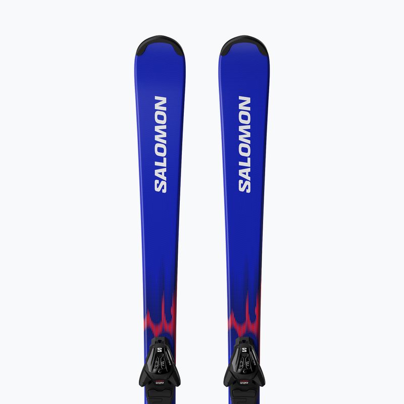 Kinder-Alpinski mit Bindung Salomon Equipe MT JR + L6 GW race blue/equipe red 5