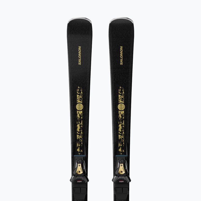 Damen-Alpinski mit Bindung Salomon S/Max N°12 + MI11 GW black/glitter 3