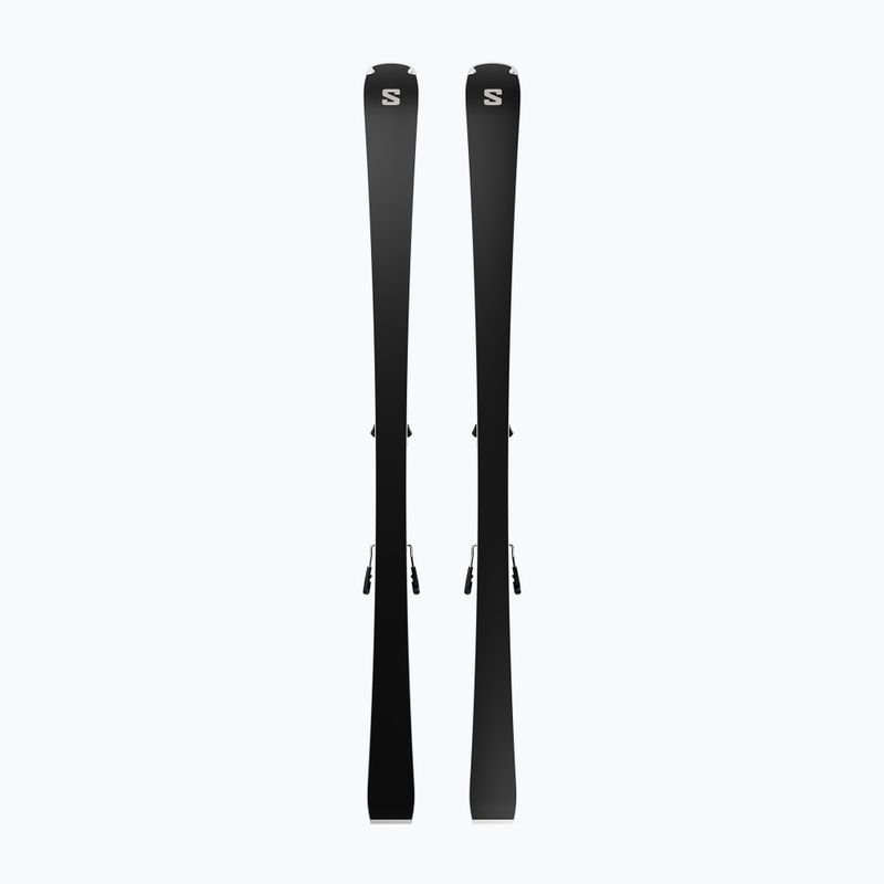 Damen-Alpinski mit Bindung Salomon S/Max N°14 + MI12 GW black/glitter 2