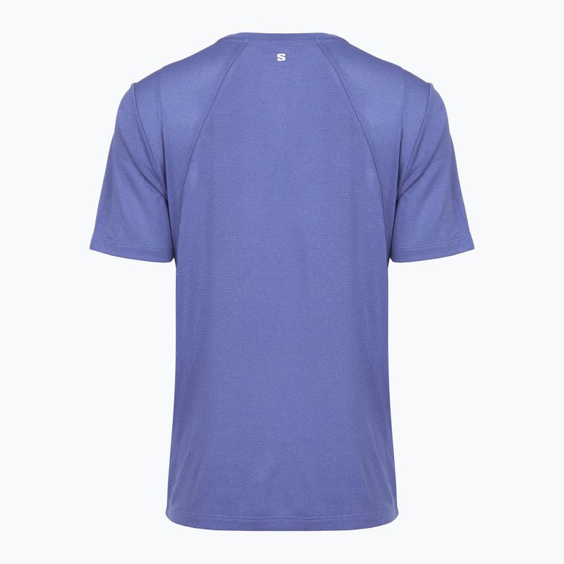 Damen-Laufshirt Salomon Shakeout Core marlin 2
