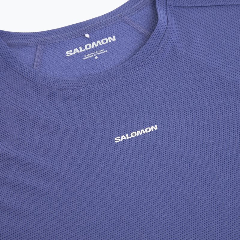 Damen-Laufshirt Salomon Shakeout Core marlin 3