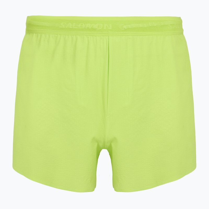 Herren Laufshorts Salomon Sense Aero SPLT 3" acid lime