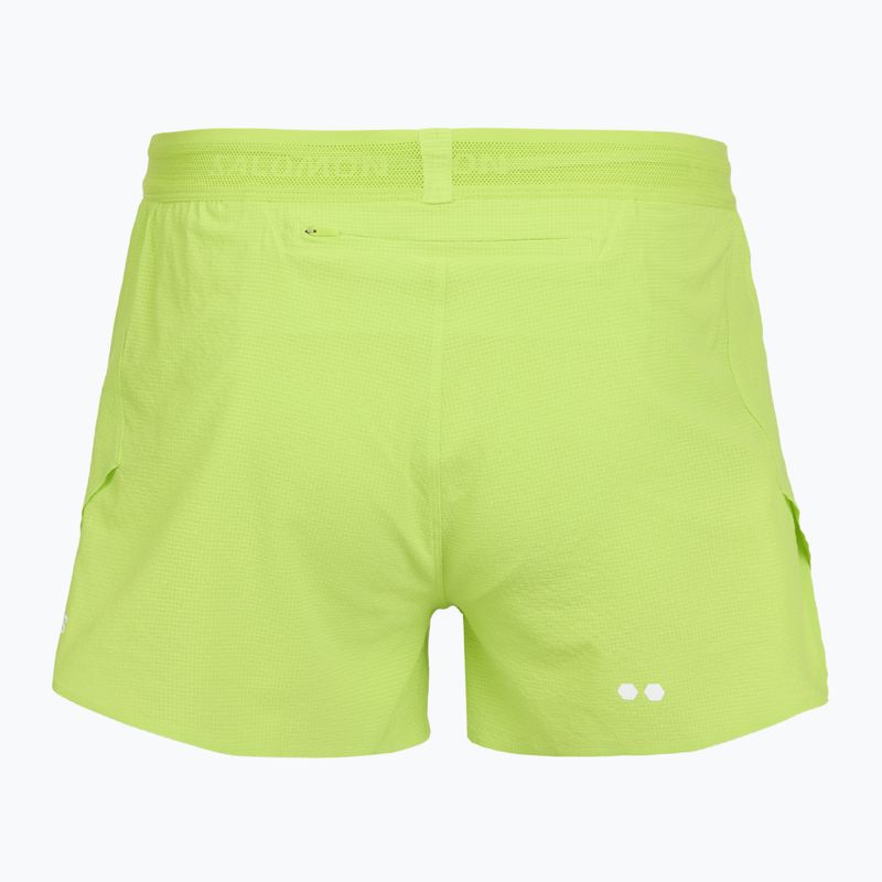 Herren Laufshorts Salomon Sense Aero SPLT 3" acid lime 2