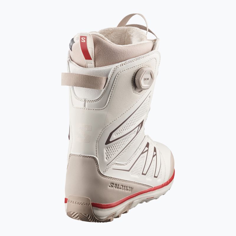 Damen-Snowboardschuhe Salomon Ivy Boa SJ Boa W almond milk/white pepper/haute red 3