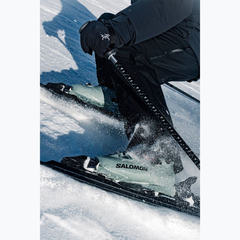 Herren-Skischuhe Salomon S/Pro Alpha C Boa 130 wrought iron/black/raspberry 9