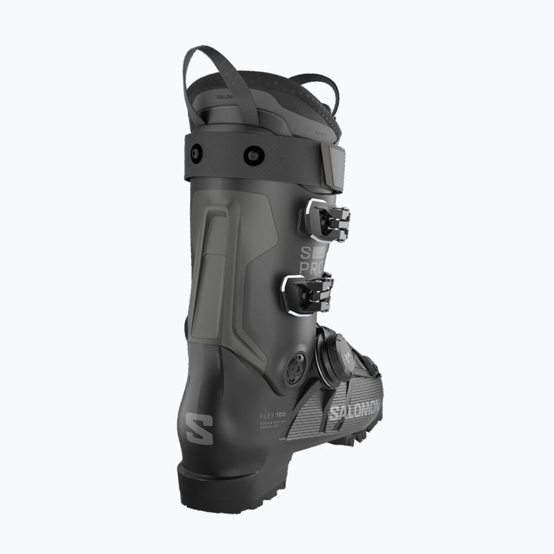 Herren-Skischuhe Salomon S/PRO Supra S Boa 100 black/beluga met/dark grey met 5