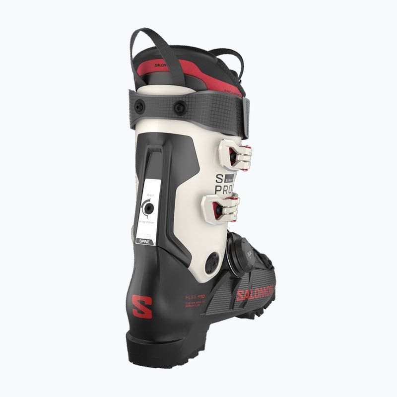Herren-Skischuhe Salomon S/PRO Supra S Boa 110 black/gray aurora/samba met 3