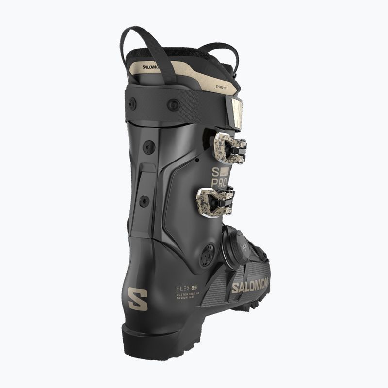 Damen-Skischuhe Salomon S/PRO Supra S Boa 85 W black/beluga met/light bronze met 2