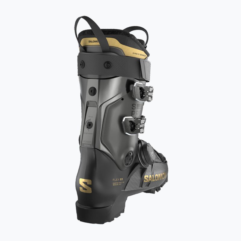 Damen-Skischuhe Salomon S/PRO Supra S Boa 95 W black/beluga met/gold met 3