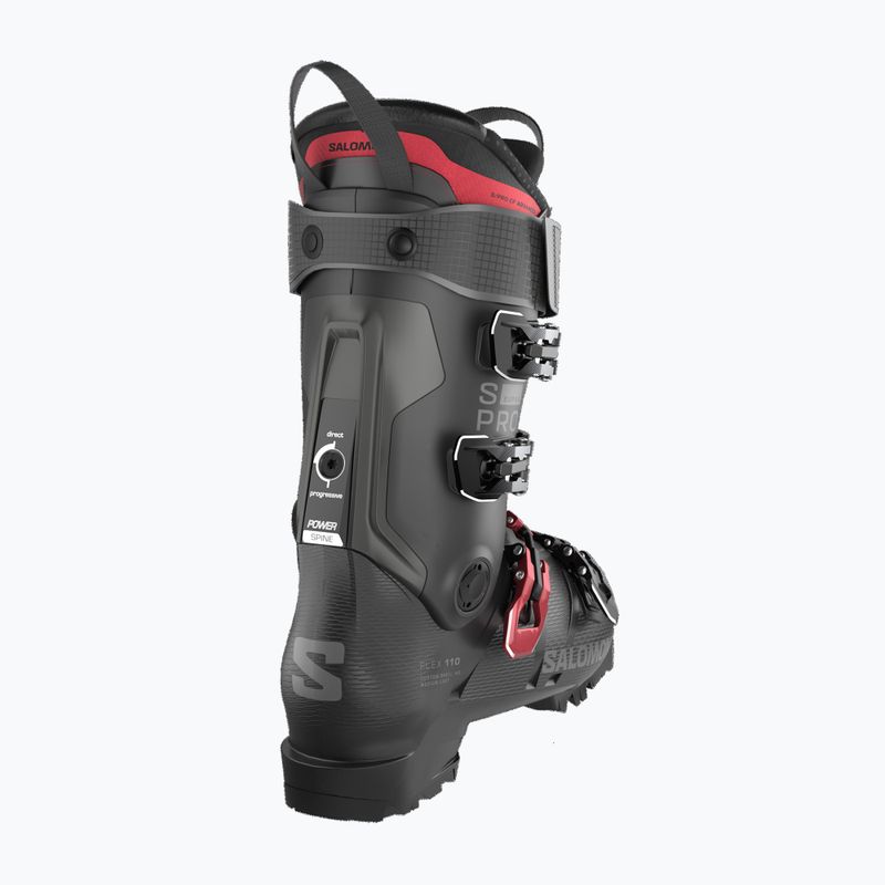Herren-Skischuhe Salomon S/PRO Supra 110 black/samba met/beluga met 3