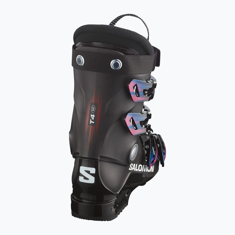 Kinder-Skischuhe Salomon T4 L Jr black/black/white 3