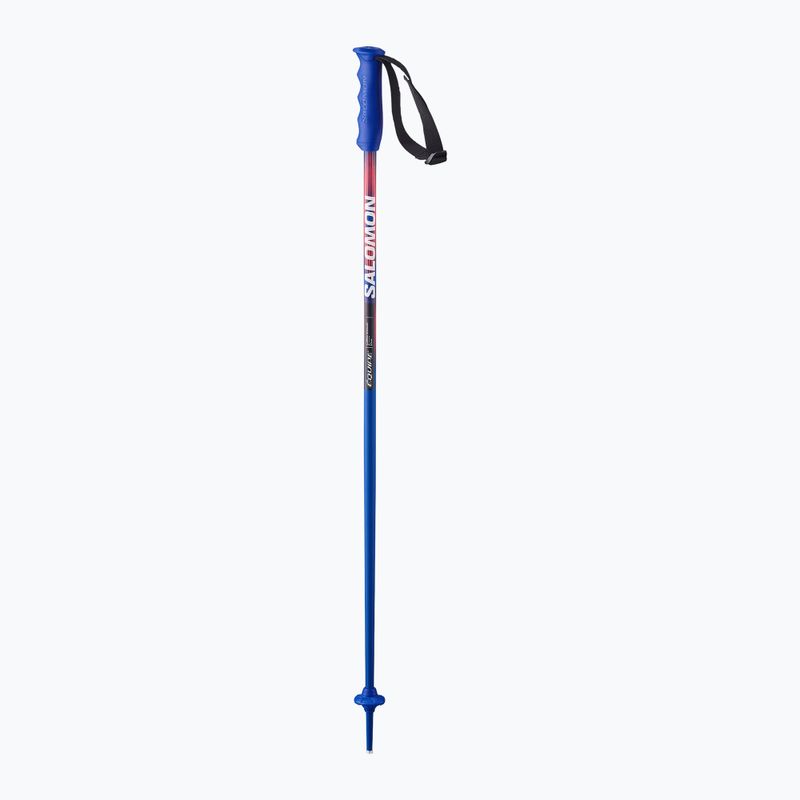 Kinder-Skistöcke Salomon Equipe ALU Jr race blue/red 2