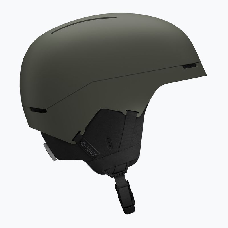 Skihelm Salomon Brigade Index castor gray 2