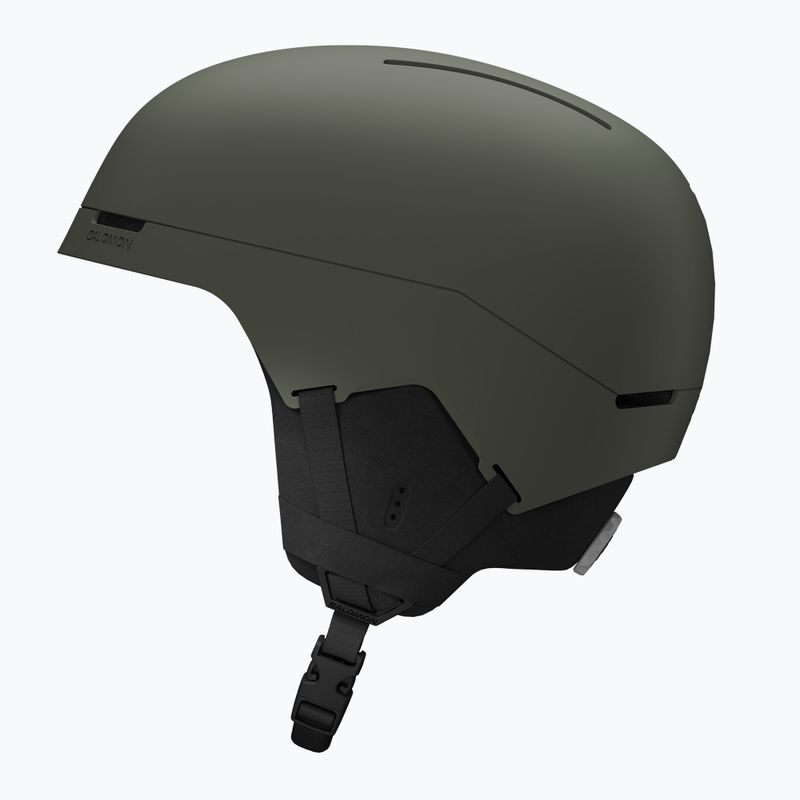 Skihelm Salomon Brigade Index castor gray 3