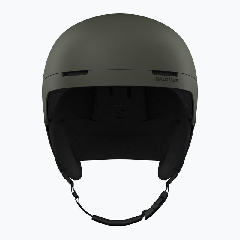 Skihelm Salomon Brigade Index castor gray 4