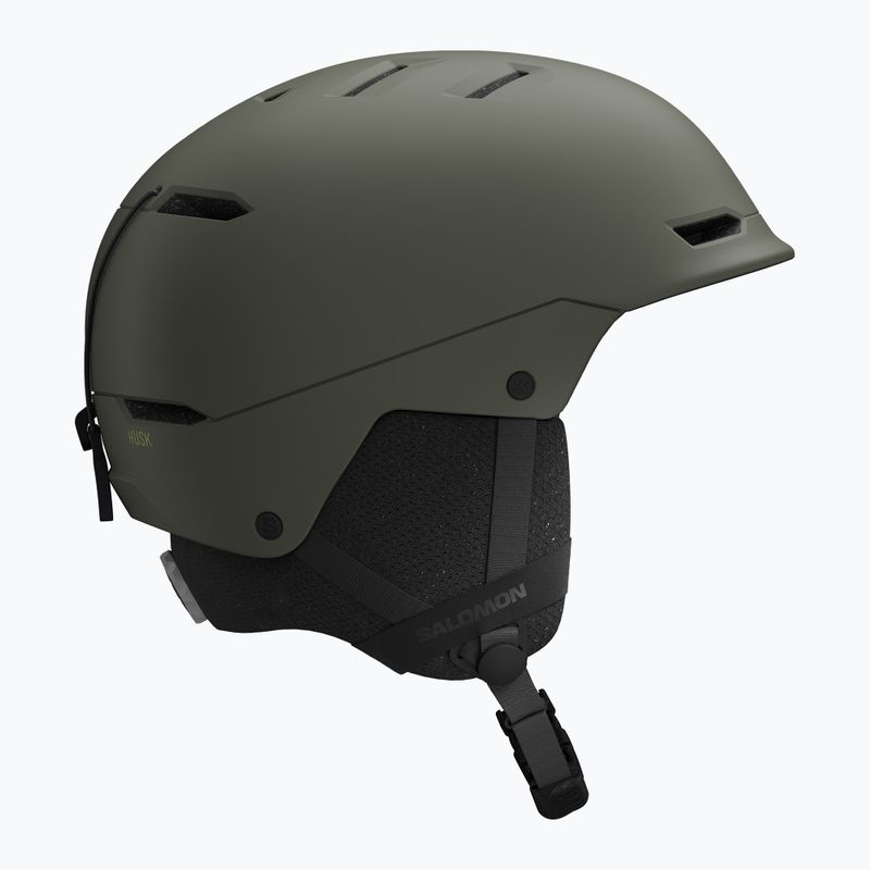 Kinder-Skihelm Salomon Husk Jr castor gray 2