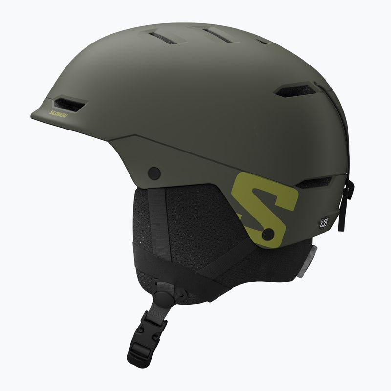 Kinder-Skihelm Salomon Husk Jr castor gray 3