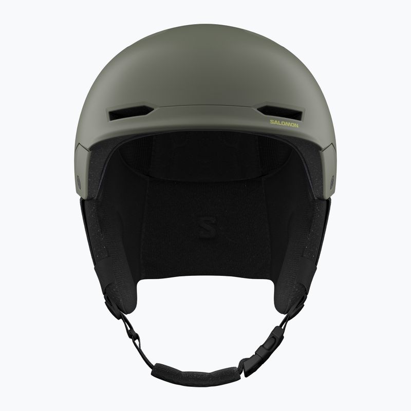 Kinder-Skihelm Salomon Husk Jr castor gray 4