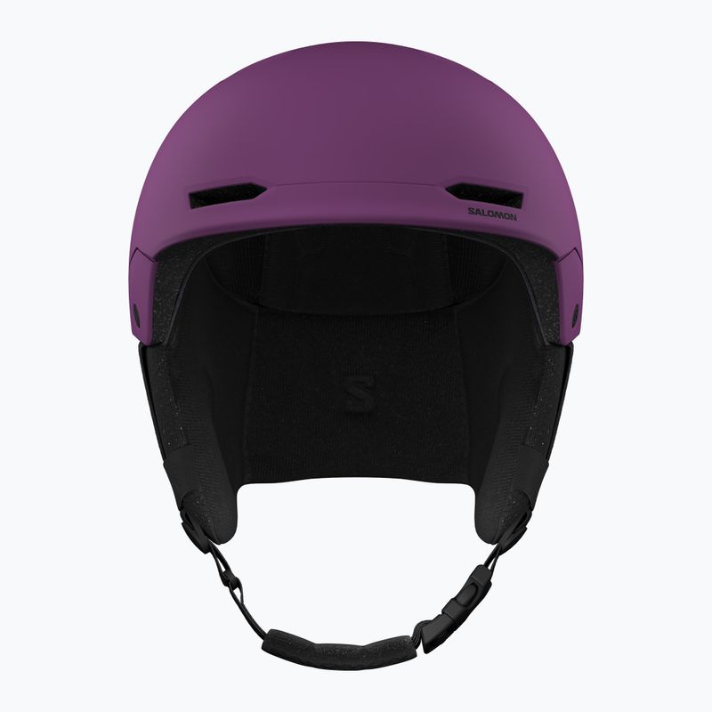 Kinder-Skihelm Salomon Husk Jr pansy 4