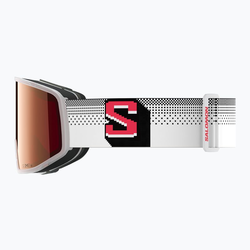 Skibrille Salomon Sentry Pro Sigma S3 translucent frozen/sigma fire red 4