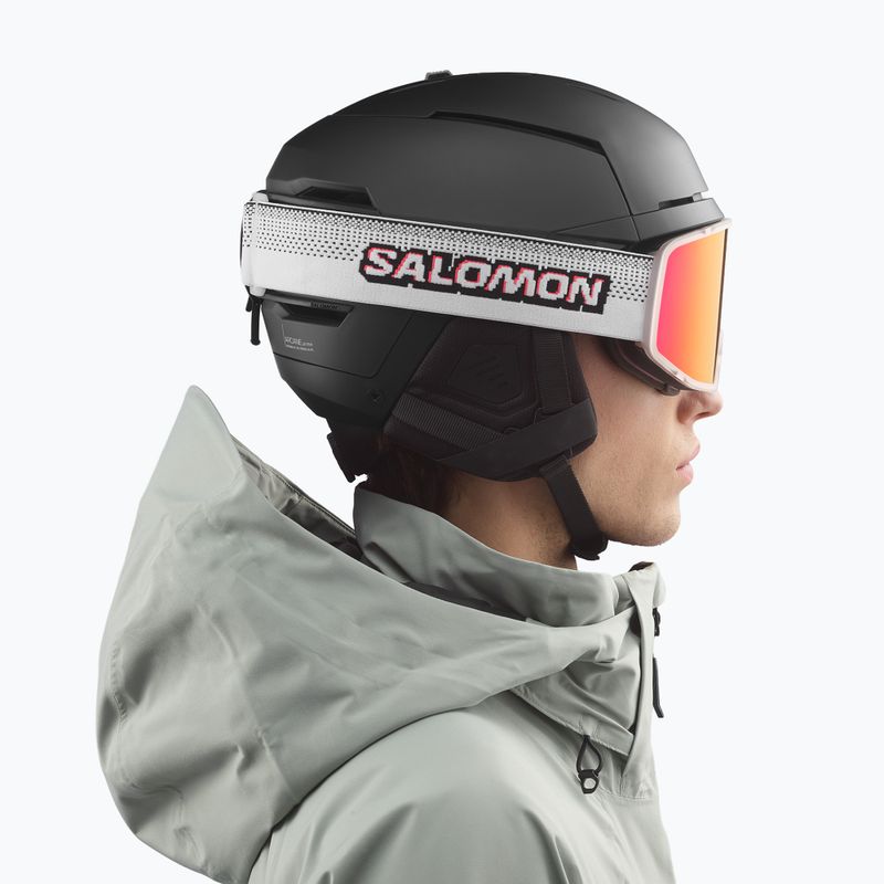 Skibrille Salomon Sentry Pro Sigma S3 translucent frozen/sigma fire red 6