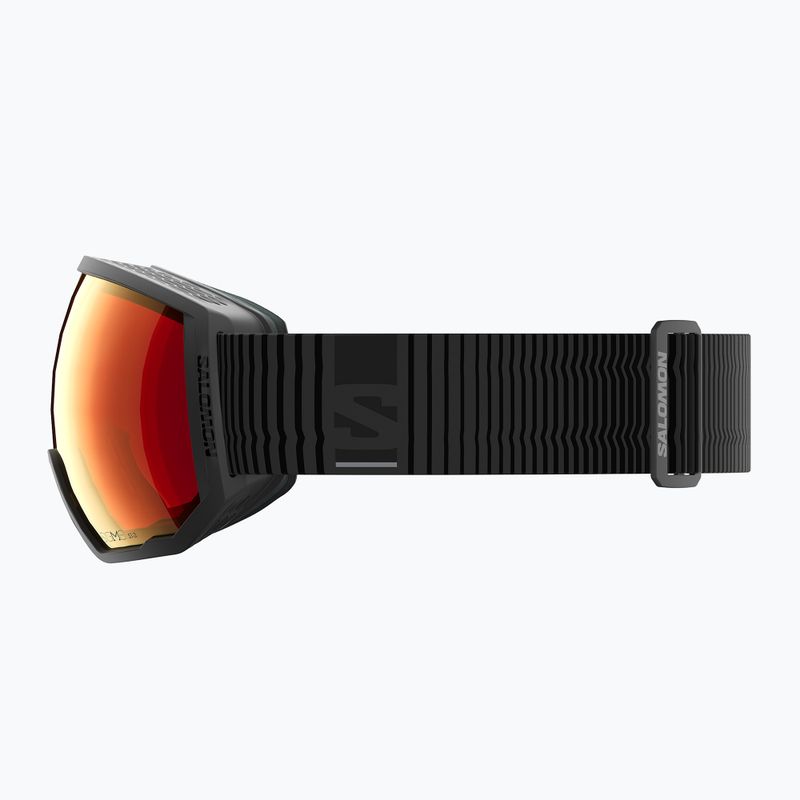 Skibrille Salomon Radium Pro Outline Sigma Photo S1-S3 black/sigma photo poppy red 4