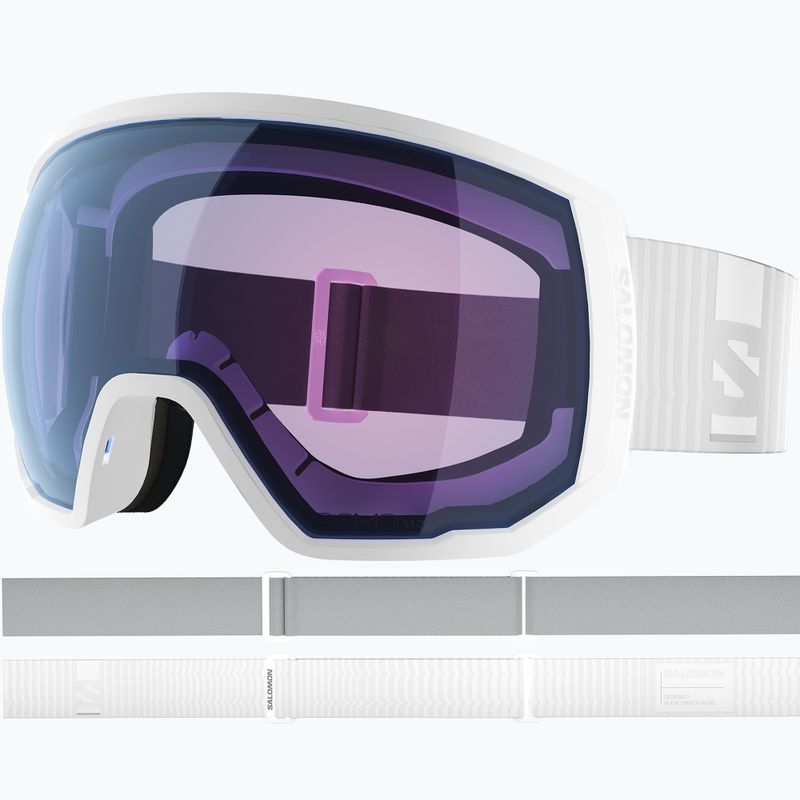Skibrille Salomon Radium Pro Outline Sigma Photo S1-S3 white/sigma photo sky blue 2