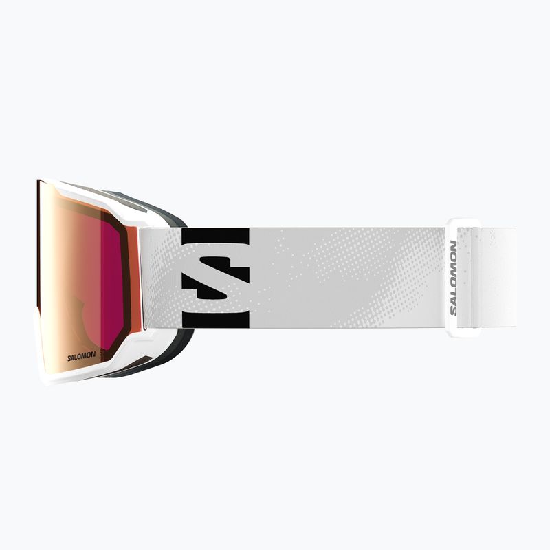 Skibrille Salomon S/View 3 S2 white/ml lruby 4