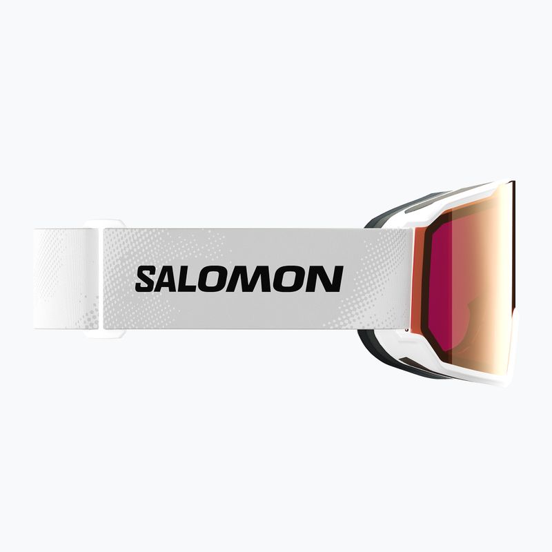 Skibrille Salomon S/View 3 S2 white/ml lruby 5