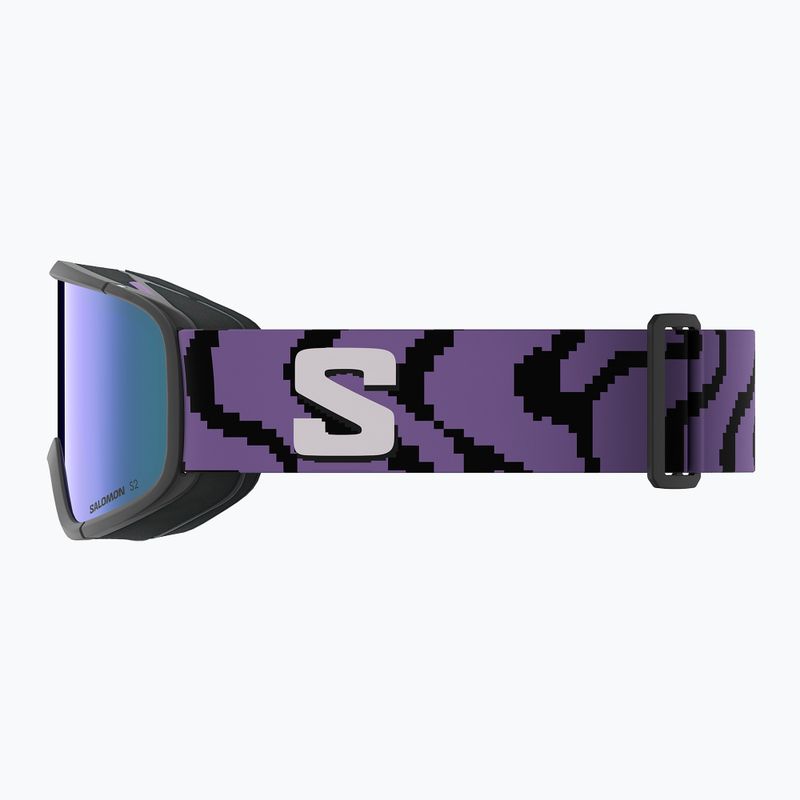 Skibrille Salomon Aksium 2.0 S S2 black pansy/ml mid blue 4
