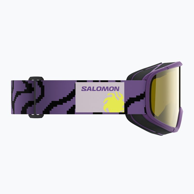 Kinder-Skibrille Salomon Lumi Acces Jr S1 pansy/flash yellow 5