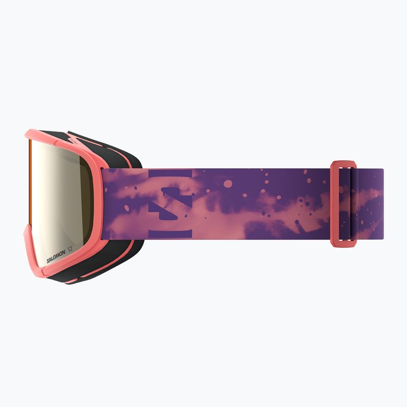 Kinder-Skibrille Salomon Lumi Acces Jr S2 sun kissed coral/flash gold 4