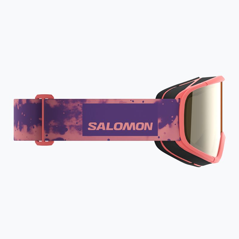 Kinder-Skibrille Salomon Lumi Acces Jr S2 sun kissed coral/flash gold 5