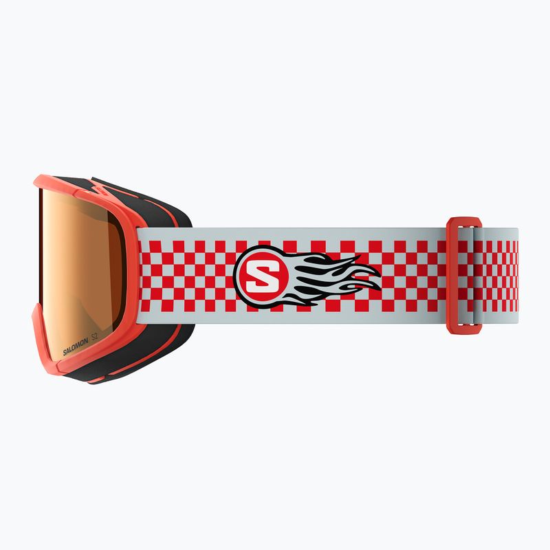 Kinder-Skibrille Salomon Rio S2 cherry tomato/flash tonic orange 3
