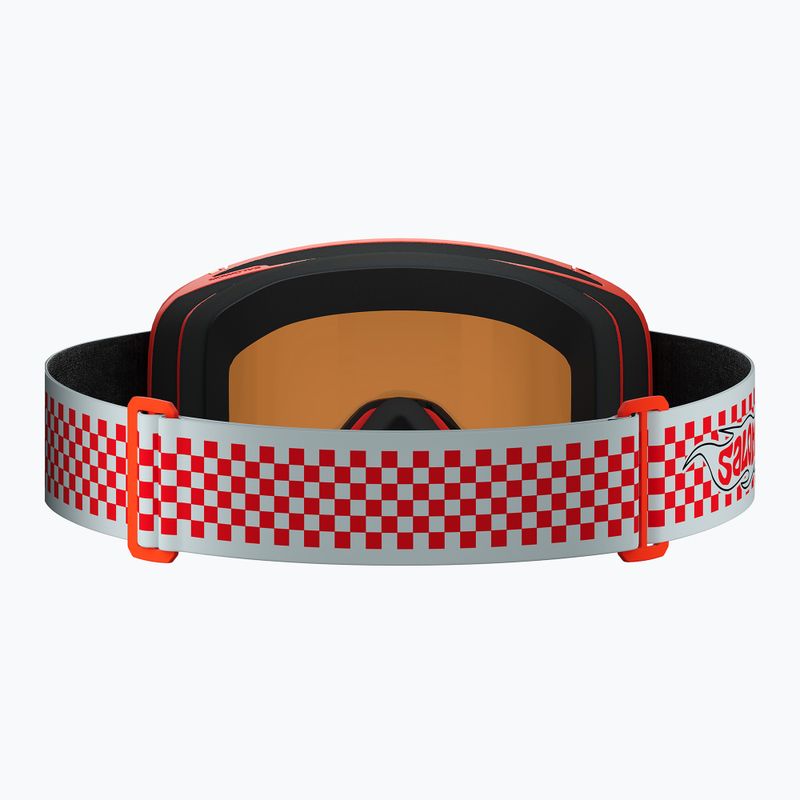 Kinder-Skibrille Salomon Rio S2 cherry tomato/flash tonic orange 5