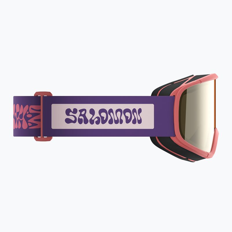 Kinder-Skibrille Salomon Rio S2 sun kissed coral/flash gold 5