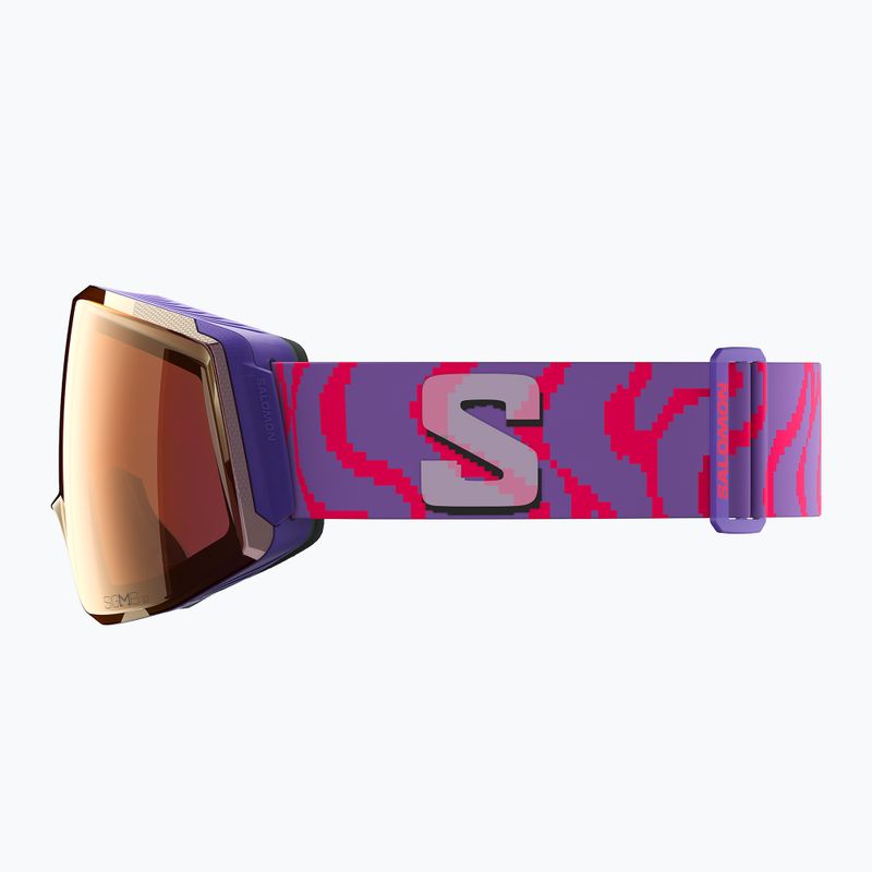 Skibrille Salomon Skarn Prime Sigma S2+S1 ultra violet/sigma copper/sigma clear pink 4