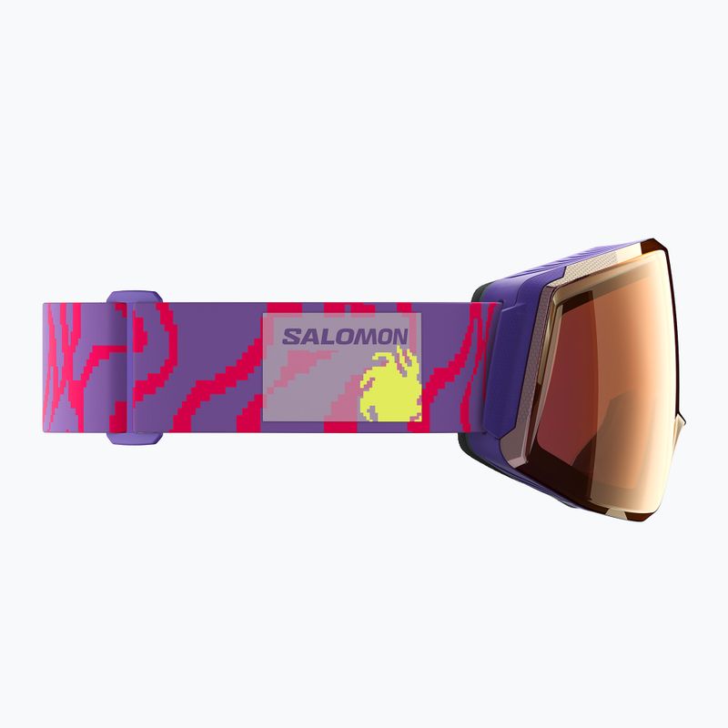 Skibrille Salomon Skarn Prime Sigma S2+S1 ultra violet/sigma copper/sigma clear pink 5