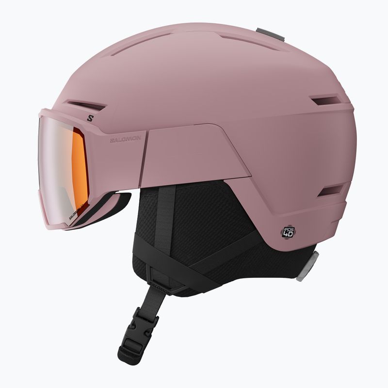 Skihelm Salomon Osmo Dawn Pink/Flash Tonic/Orange 4