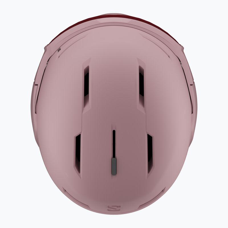 Skihelm Salomon Osmo Dawn Pink/Flash Tonic/Orange 6