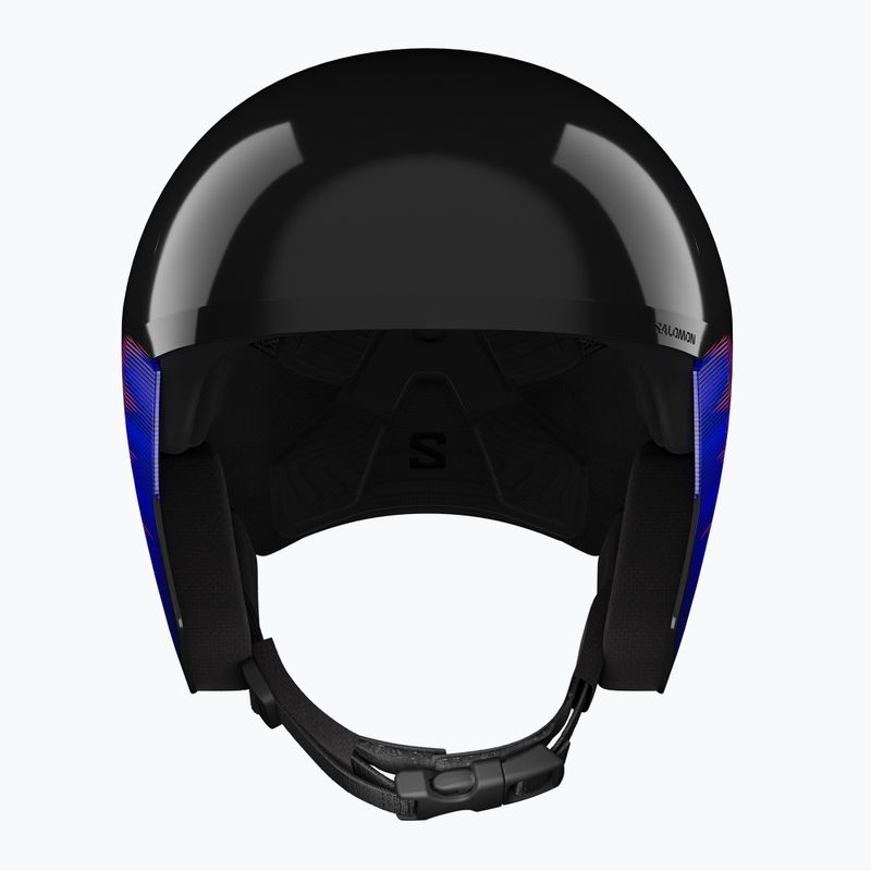 Kinder-Skihelm Salomon Equipe Fis Jr black/flames 2